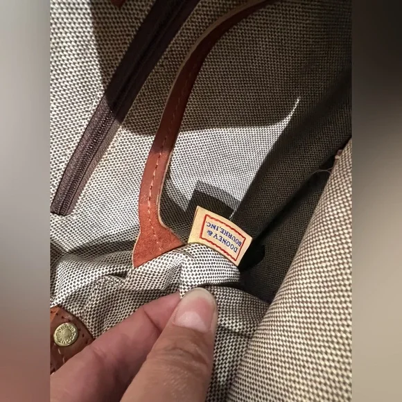 Dooney & Bourke ostrich embossed Toni satchel - Picture 7 of 12